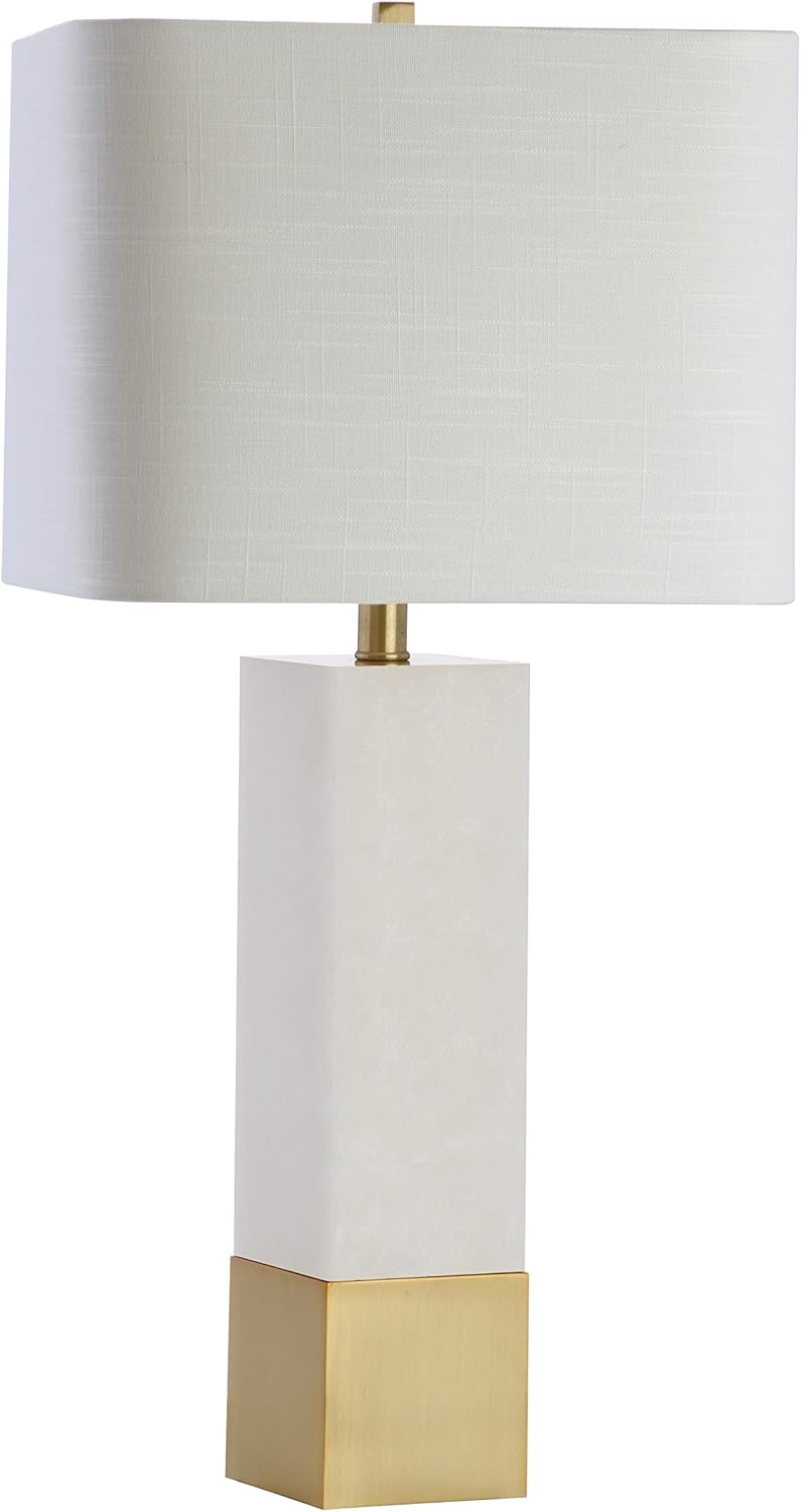 JONATHAN Y JYL5009A Jeffrey 29 Metal/Marble LED Lamp Contemporary,Transitional for Bedroom, Living Room, Office, College Dorm, Coffee Table, Bookcase