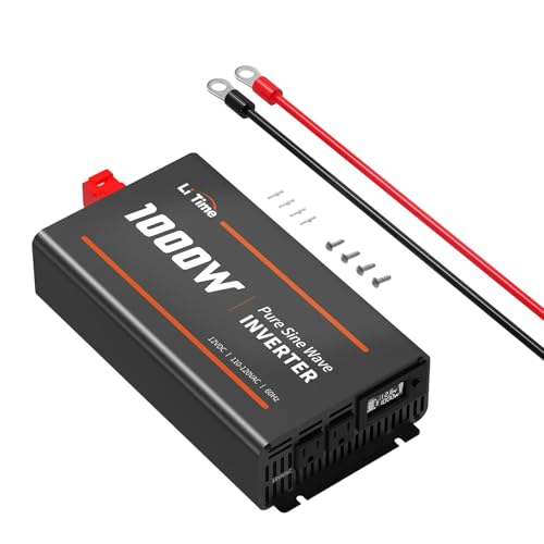 LiTime 24V 3000W All-in-One Solar Inverter Charger | 60A MPPT Solar Controller | Pure Sine Wave Output | Uninterrupted Power Supply | RS485