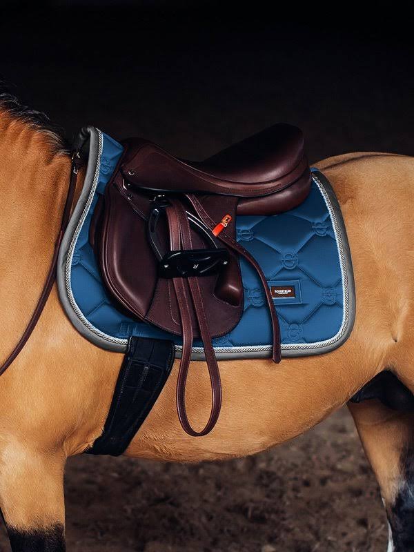 Equestrian Stockholm Jump Saddle Pad Moroccan Blue Pony
