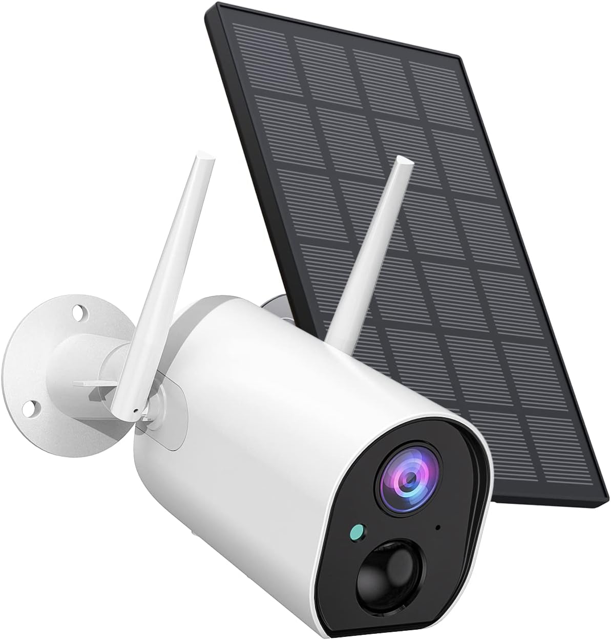 Wireless Outdoor Security Camera, 1080P Solar Camera Security Outdoor, WiFi Camera Outdoor with Rechargeable Battery, 2-Way Audio, Night Vision