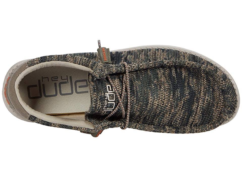 Hey Dude Men&s Wally Sox Multi - Woodland Camo - 13