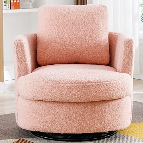 ODUWA Swivel Barrel Chair Set of 2