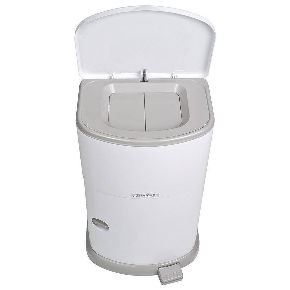 Janibell Akord Adult Diaper Disposal System, 11Ga Capacity, White - 1 Each