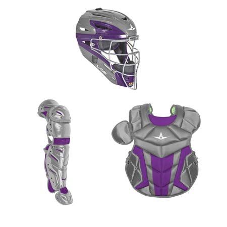All Star Ck1216s7xtt System7 Catchers Gear Set Graphite/Purple