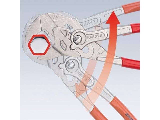 Knipex - Pliers Wrench Multi Component Grip 35mm Capacity 180mm