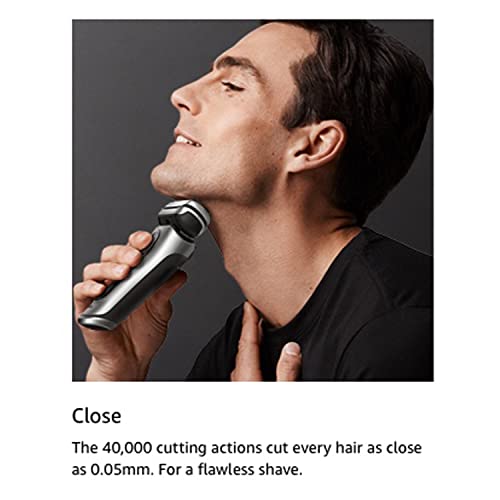 Braun Electric Razor for Men, Series 9 9296CC Electric Shaver With Precision Trimmer, Rechargeable, Wet & Dry Foil Shaver