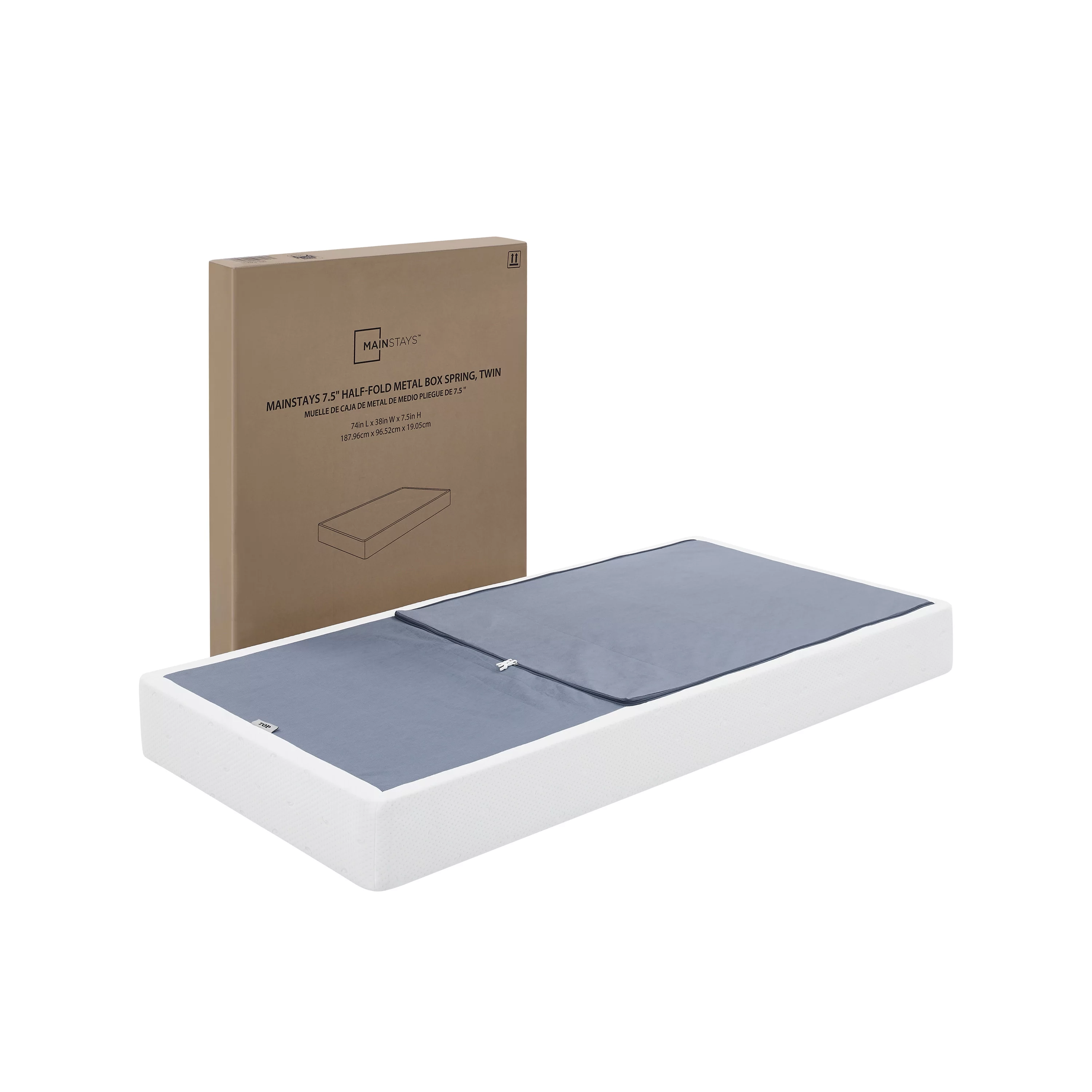 Mainstays 7.5" Half-Fold Metal Box Spring, Twin