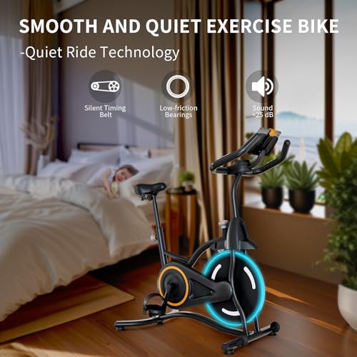 Exercise Bike,Stationary Bikes for Home,Adjustable Workout Bike, Professional Exercise Bikes for Home