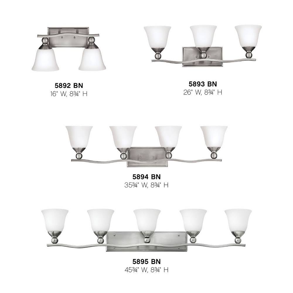 Hinkley Bolla Bath Brushed Nickel 2 Light 5892BN