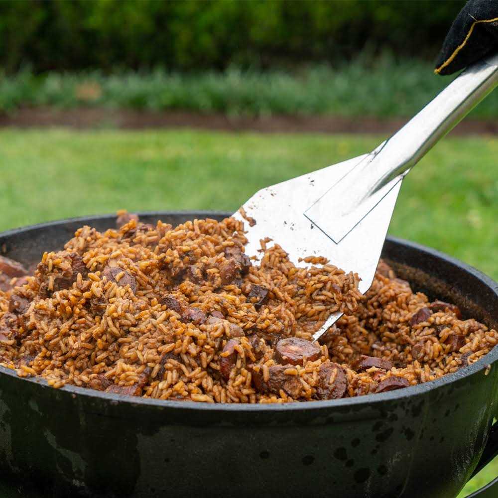 King Kooker 1740 17.5-Inch Outdoor Cooker with 10-Gallon Cast Iron Jambalaya Pot - Sports Supplies Online Store