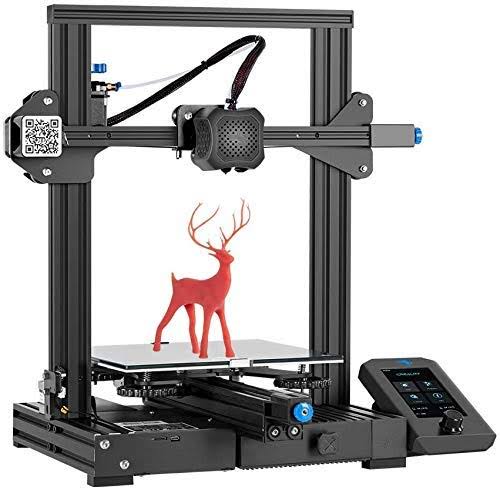 Creality Official Ender 3 V2 3D Printer with Meanwell Power Supply Upgraded Version of Ender 3 Pro Silent Motherboard Mainboard for Carborundum