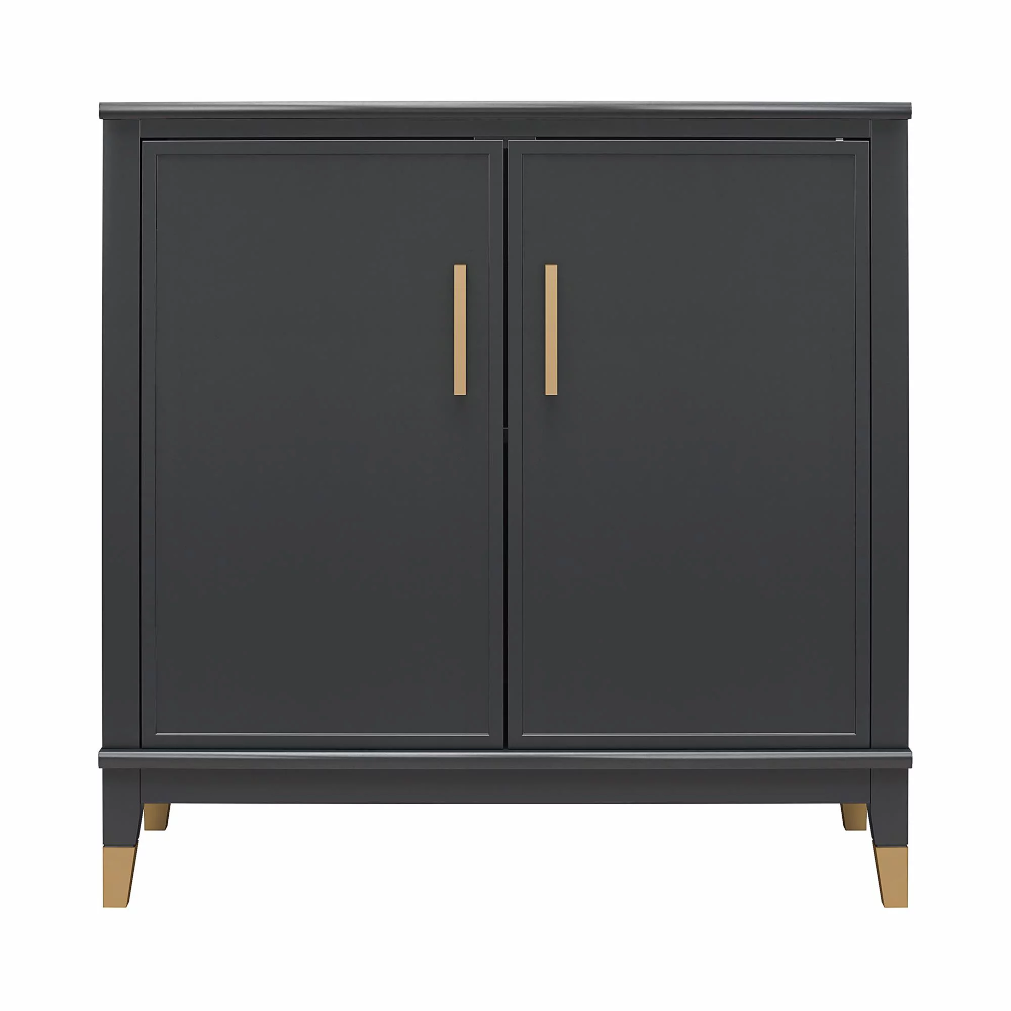 CosmoLiving by Cosmopolitan Westerleigh 2-Door Accent Cabinet, Black
