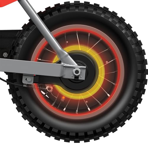 Razor MX400 Dirt Rocket Kids Electric Motocross Bike, 14 Mph, 60 Min Runtime, Ages 8+, Red