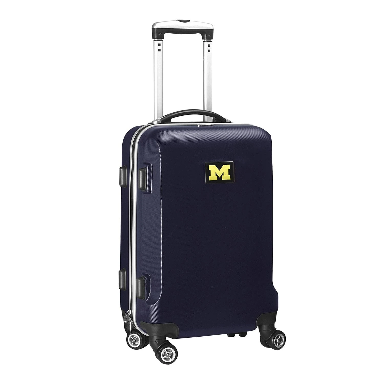 NCAA Michigan Wolverines Carry-On Hardcase Spinner, Navy