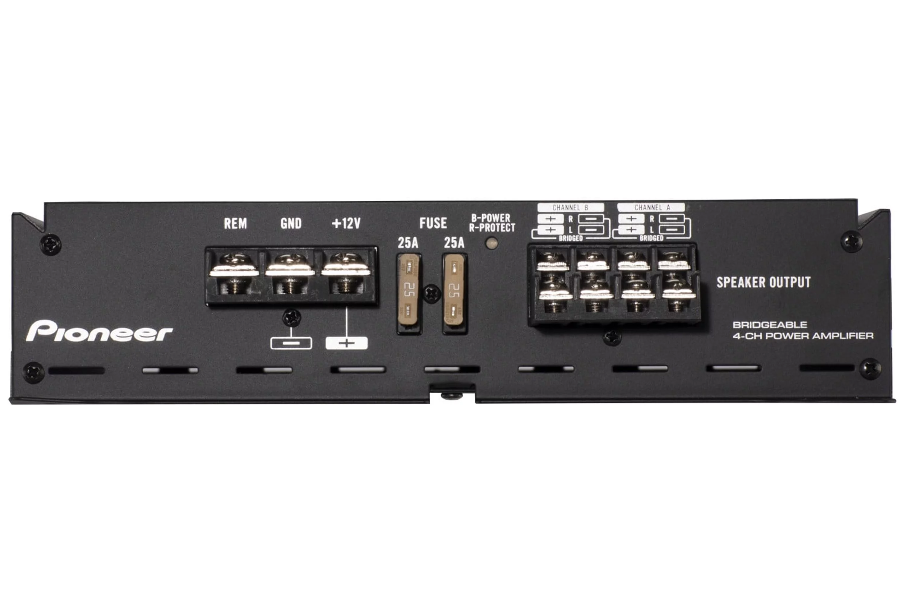 Pioneer GM-E360X4 4-Channel Bridgeable Amplifier | Class AB | 1000w Max Power Amp - Radiant Selections