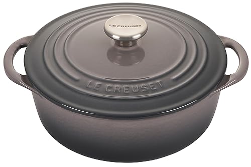 Le Creuset Enameled Cast Iron Shallow Round Oven, 2.75 Qt., Cerise