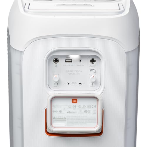 JBL PartyBox Club 120 - Portable Party Speaker with Foldable Handle, Powerful JBL Pro Sound, Futuristic lightshow, Up to 12 Hours of Play time