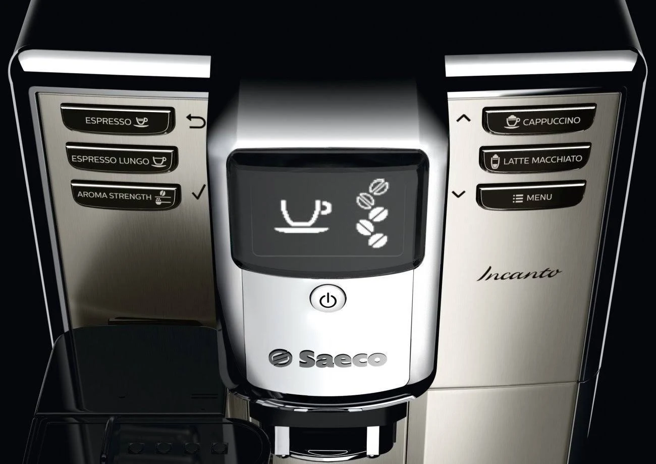 Saeco Incanto HD8917 Automatic Espresso Machine and Grinder - Stainless Steel/Black