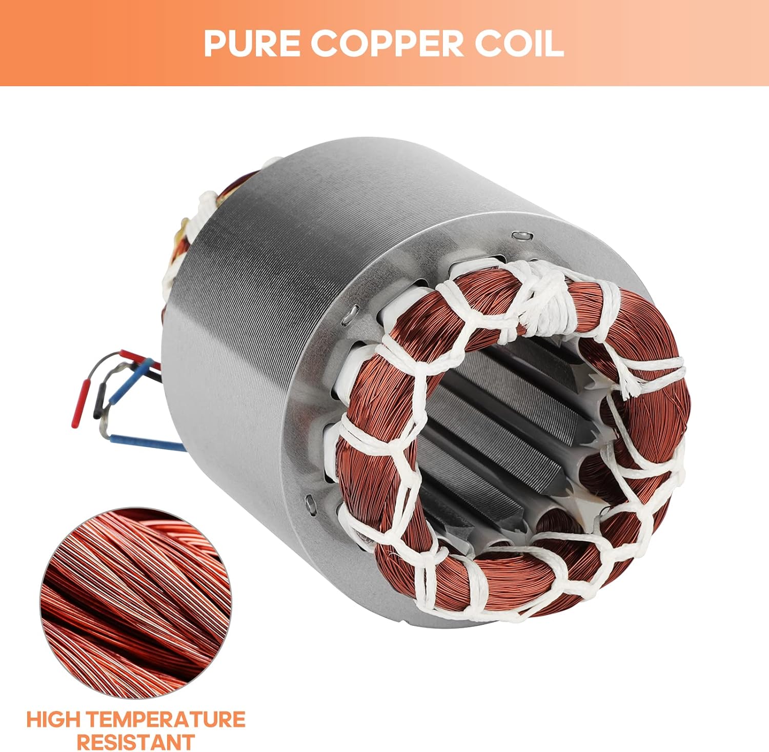 30W Concrete Vibrator Vibration Motor Single Phase AC 110V 3600RPM