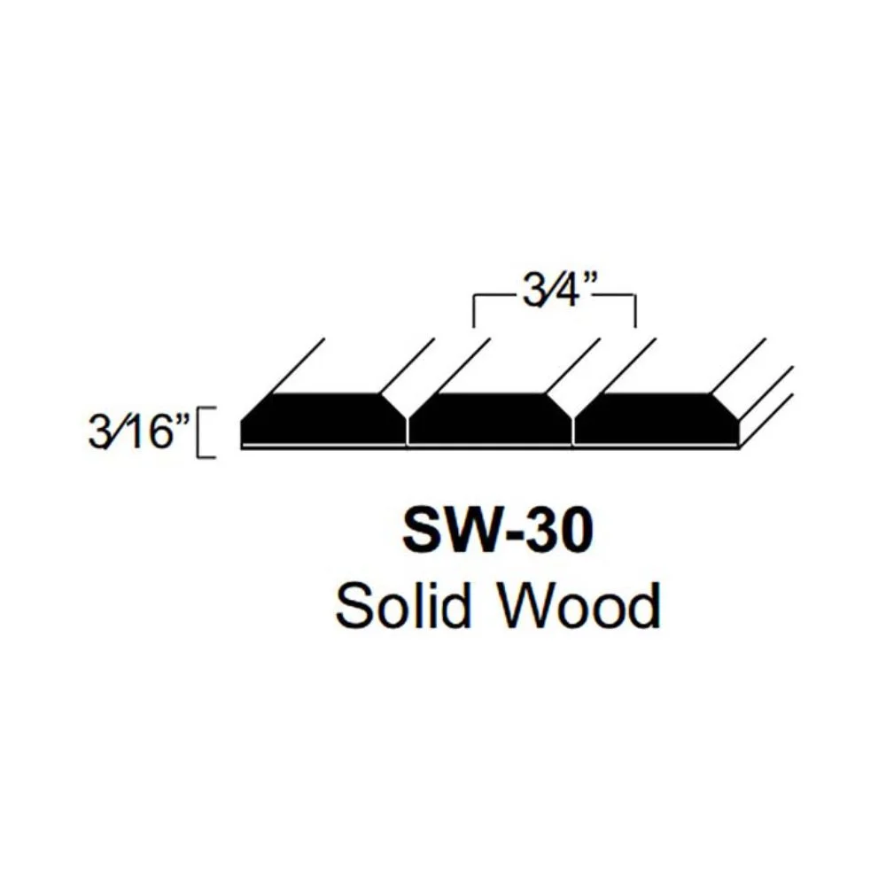 Tambour Door Kit, Red Oak, 30"w x 18-1/2"H