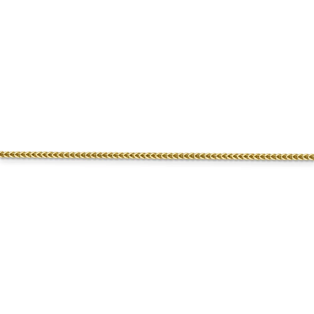 Leslie's Real 14kt Yellow Gold 1.25mm Franco Chain; 20 inch; Lobster Clasp; for Adults and Teens; for Women and Men