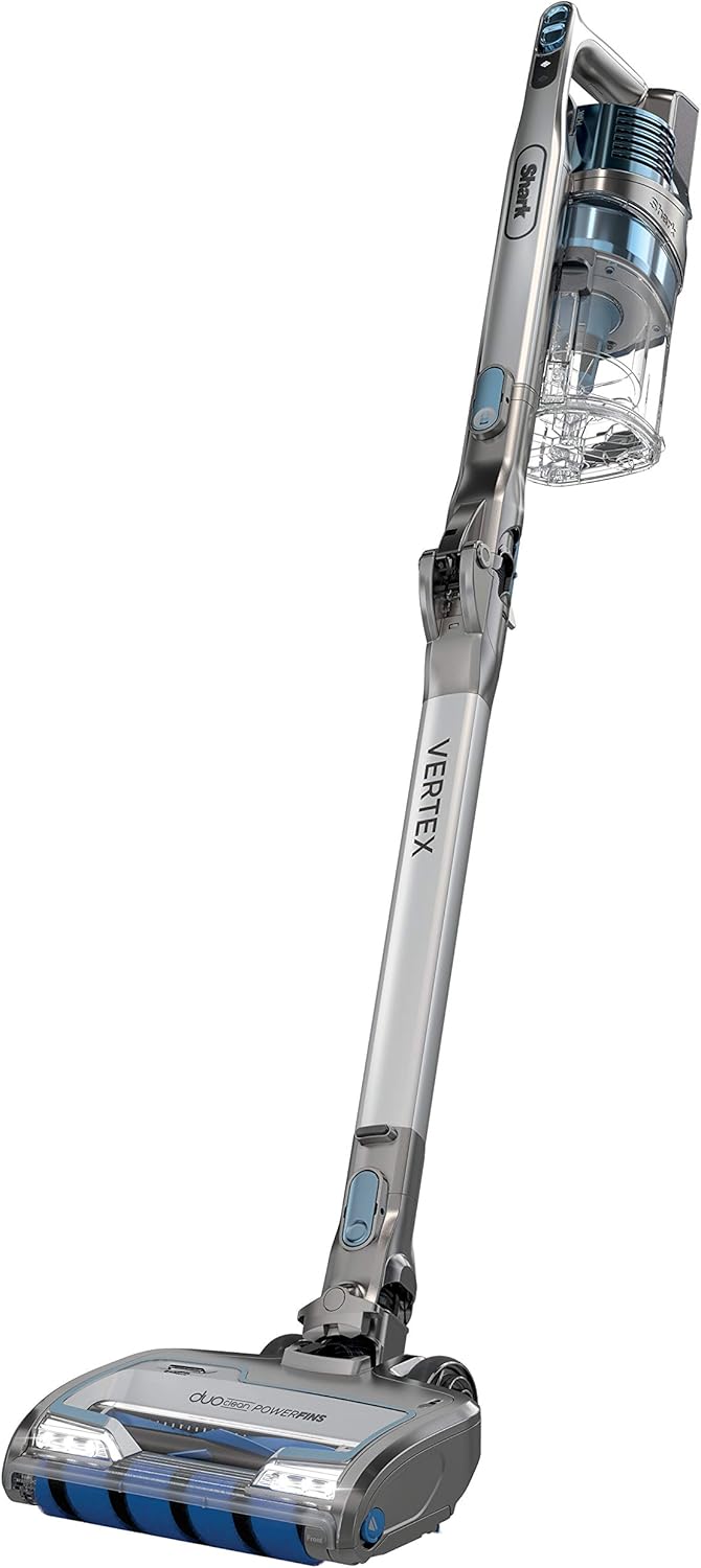 Shark IZ462H Vertex Ultra Lightweight Cordless Stick Vacuum with DuoClean PowerFins, Crevice, Pet Multi-Tool, Anti-Allergen, Brush