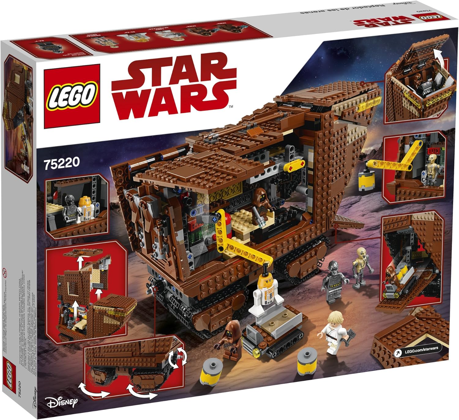 LEGO Star Wars: A New Hope Sandcrawler 75220 Building Kit (1239 Pieces)