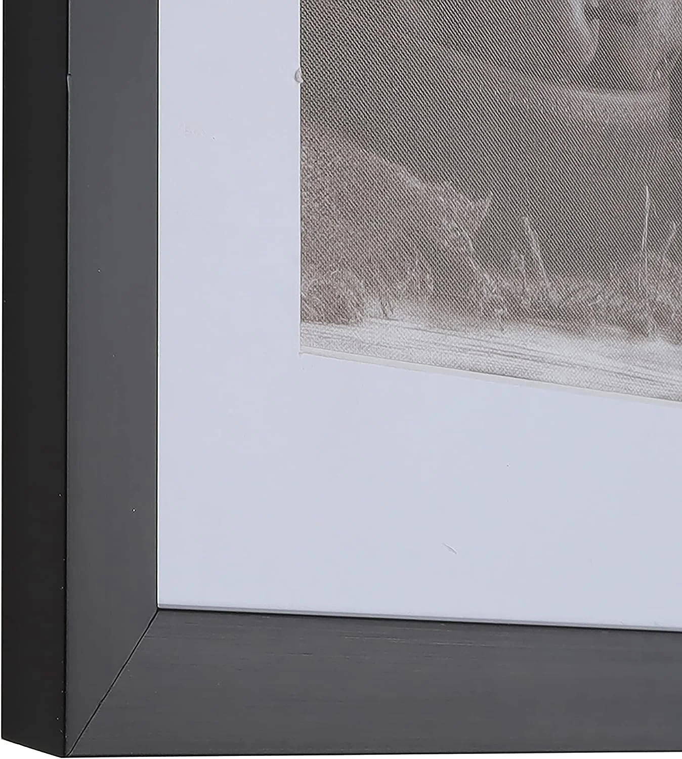 Picture Frames Set of 2. 1-1/8" Polystyrene Modern Black 20x24 Wholesaleartsframes-com 313-VI Series Made in USA