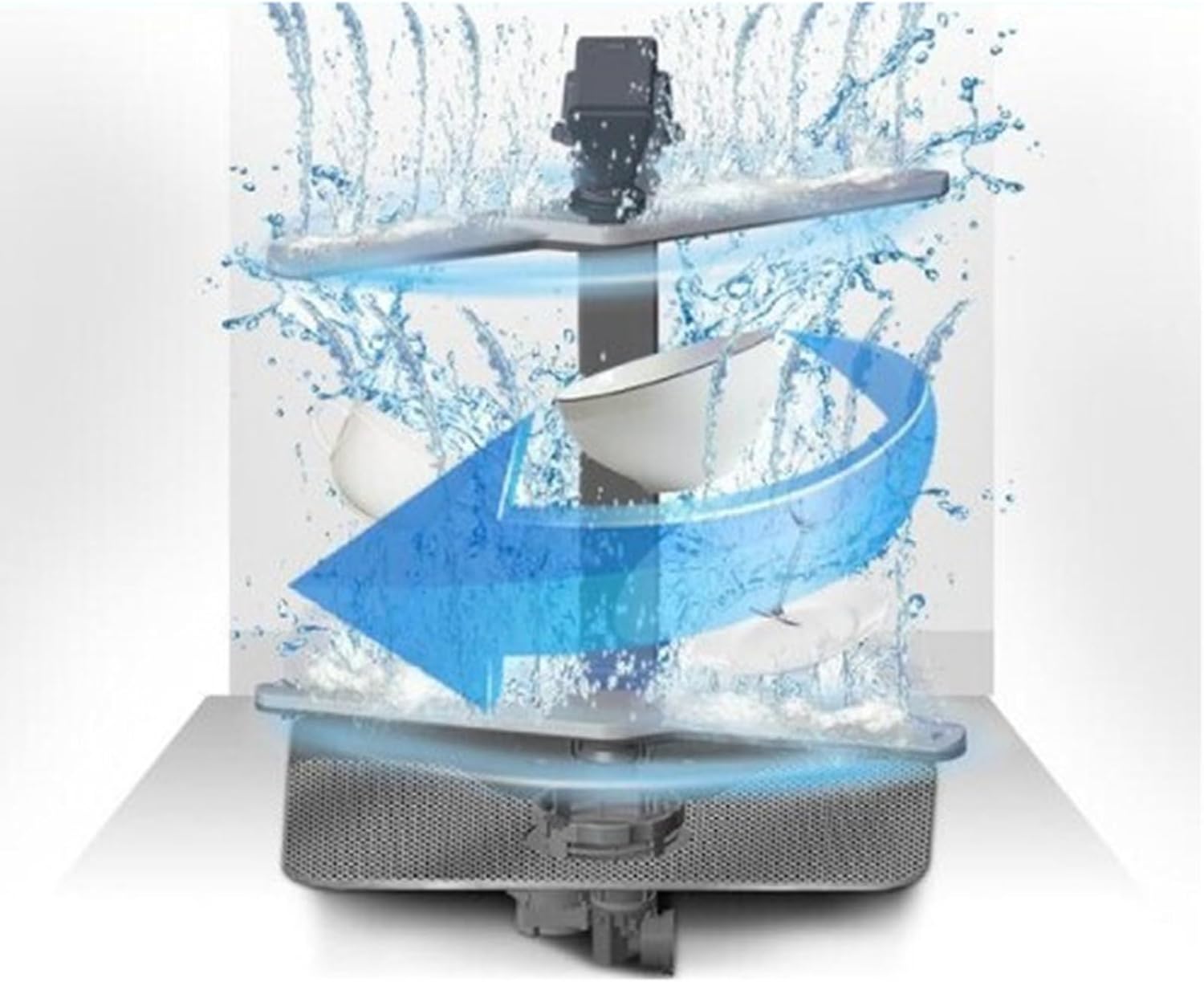 Fully Automatic Countertop Dishwasher Household Small Desktop Installation-free On-Stop Smart Dishwasher