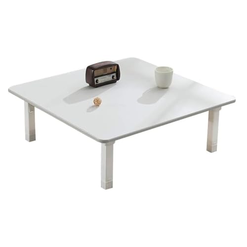 Japanese Style Square Folding Table, Low Round Table, Coffee Table, Dining Table, Small Desk for Tatami Bedroom Bay Window Tea Room