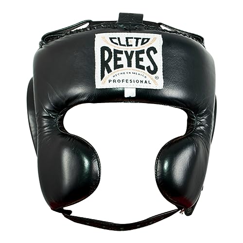 CLETO REYES Boxing Headgear with Cheek Protection for Men and Women, Protective Head Guard Face Saver, Sparring Fighting