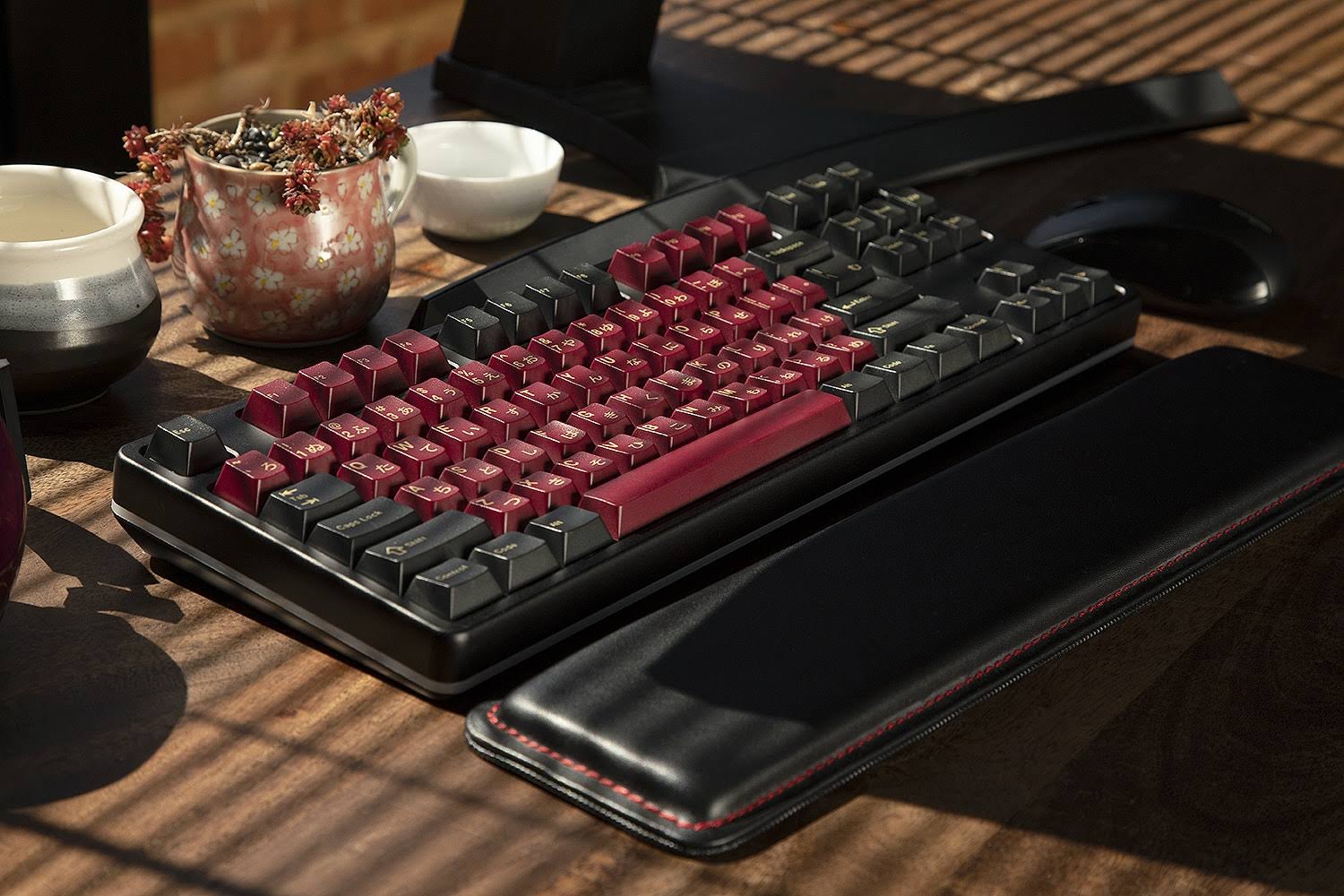 Drop + RedSuns GMK Red Samurai Keycap Set for 65% Keyboards Compatible with Cherry MX Switches and Clones 65% 75key Kit