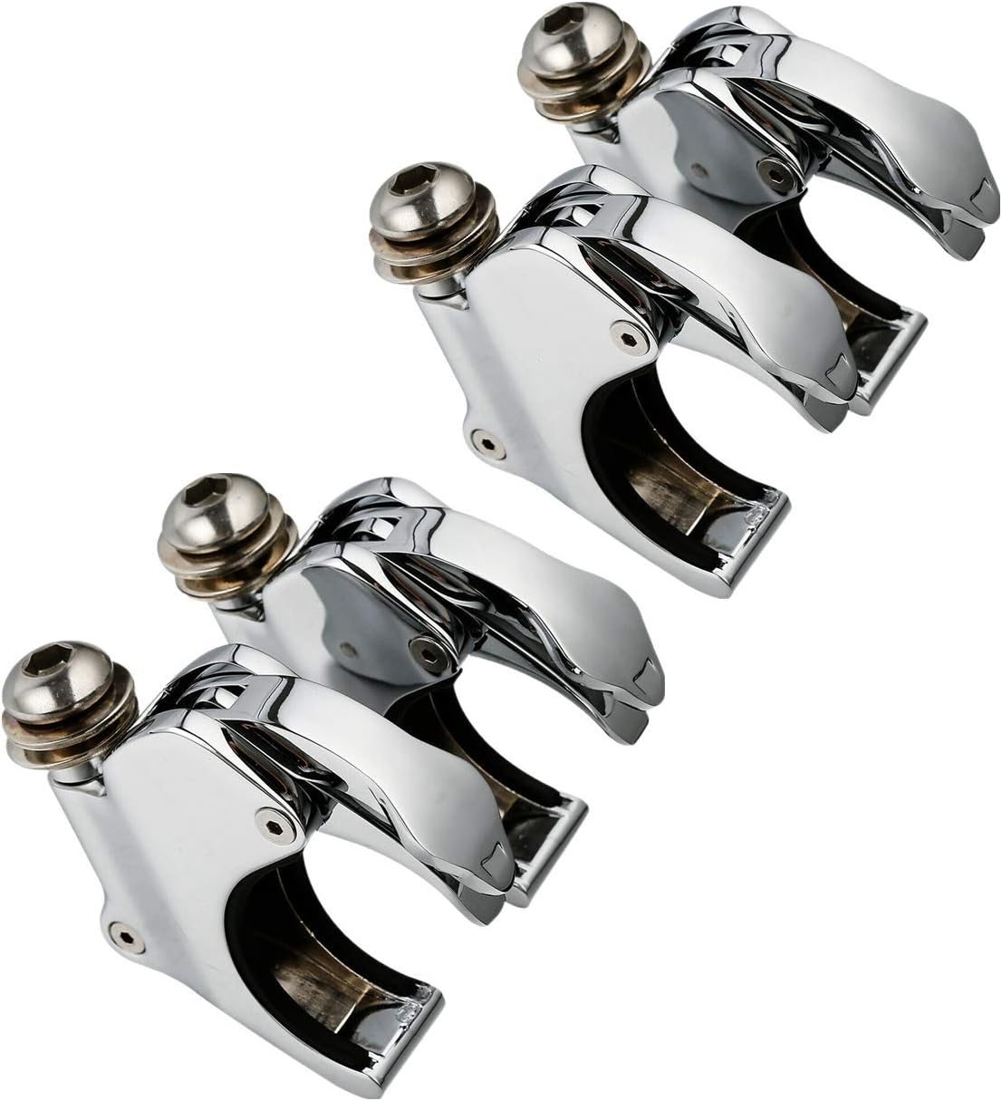 TCMT 2 Pairs 39mm Detachable Windshield Clamps Fits For Harley 2002-2010 VRSCA VRSCAW, 2004-2005 VRSCB, 2007 VRSCX