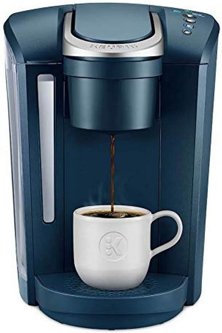 Keurig K-Select, Single Serve K-Cup Pod Coffee Maker, Strength Control, 5cups, Marine Blue
