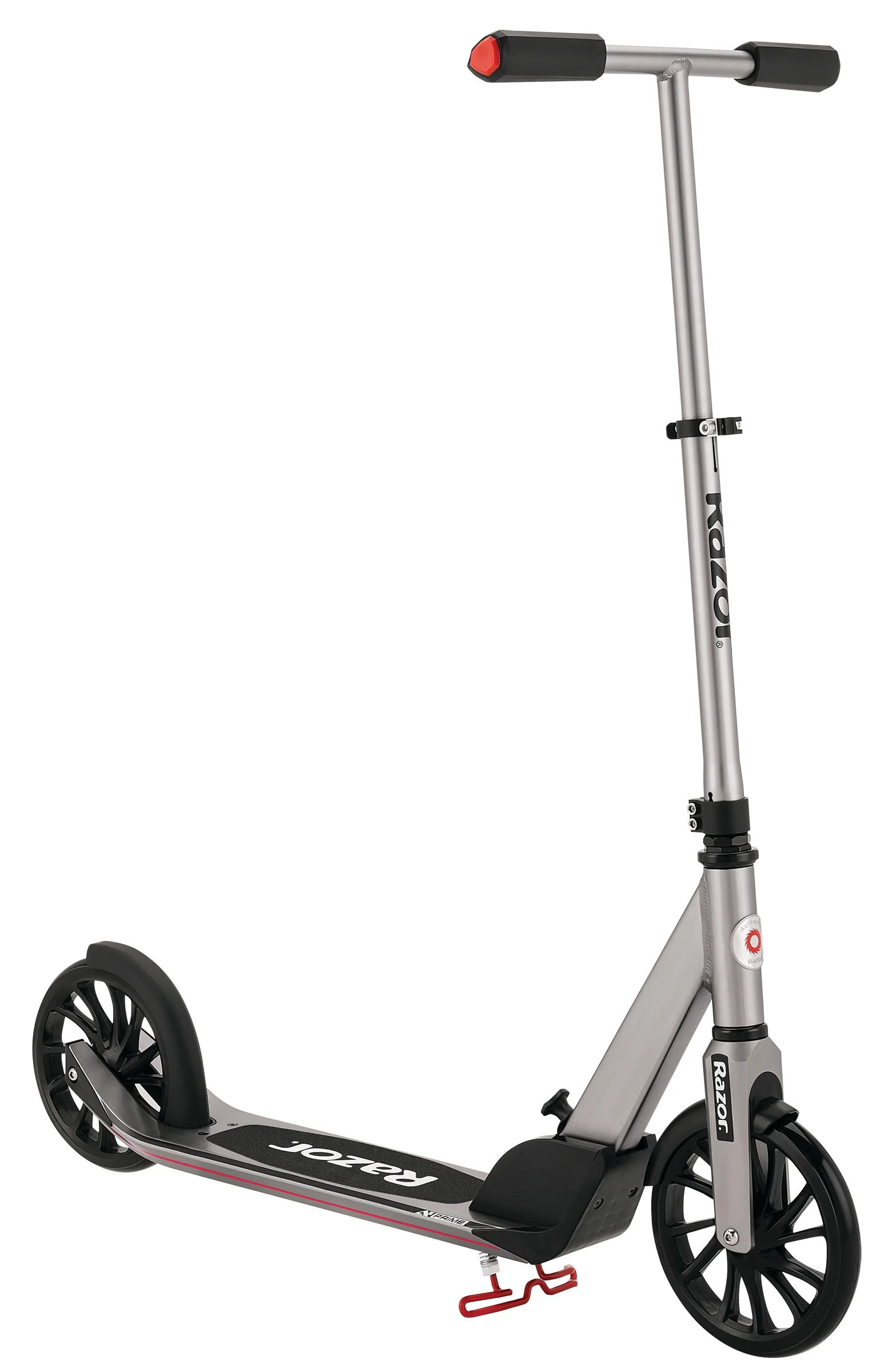Razor A5 Prime Kick Scooter, 8" Spoked Urethane Wheels, Anodized Aluminum, Anti-Rattle Folding Scooter
