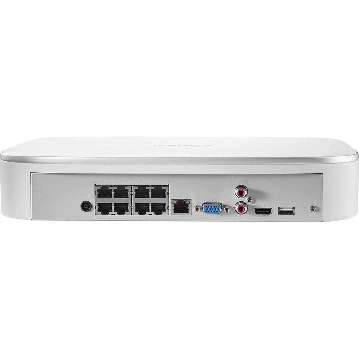 Lorex 4K Ultra HD 8-Channel 3tb Fusion NVR System with 6X 8MP Bullet Cameras