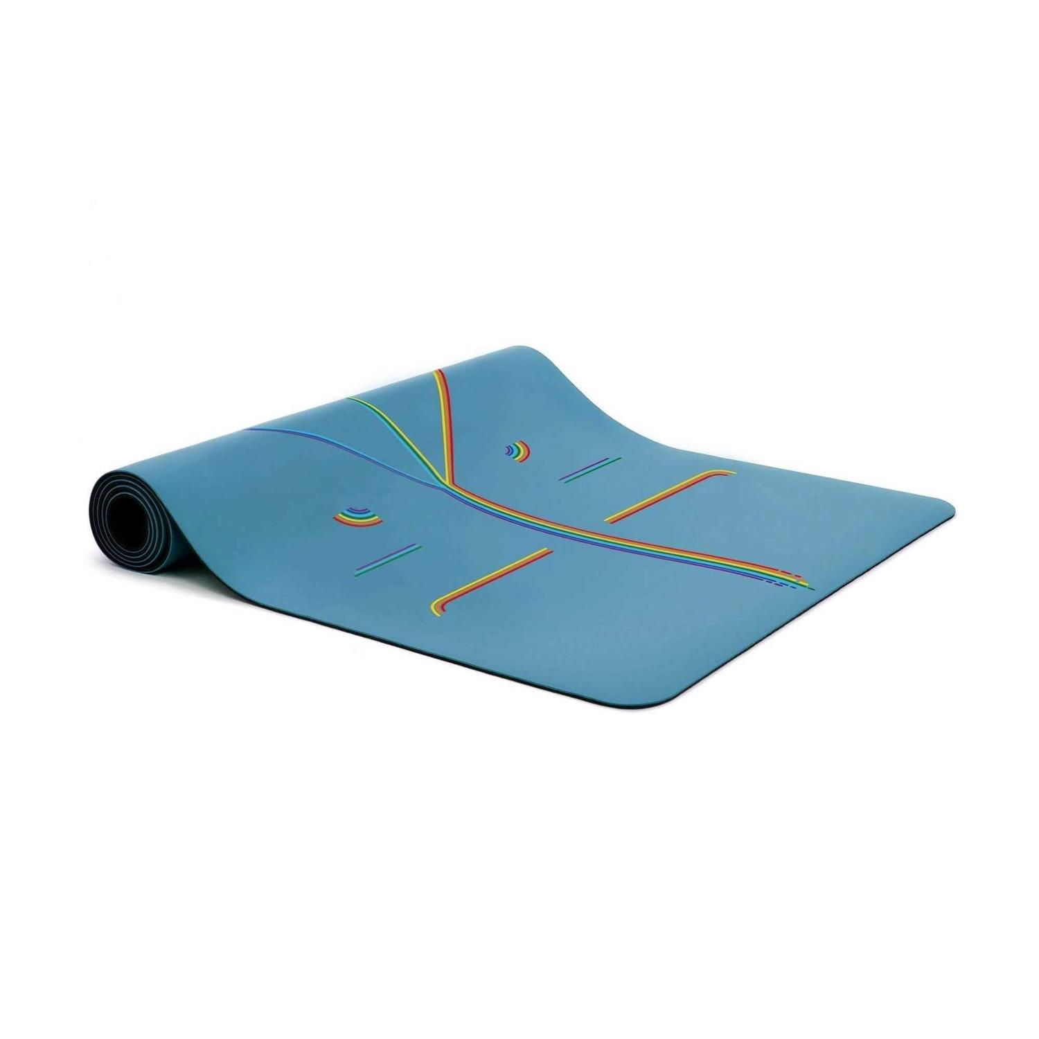 Liforme Printed Yoga Mat Collection Free Yoga Bag Patented Alignment System - Sports Supplies Online Store