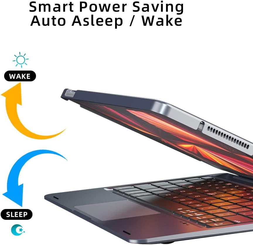 doqo Magnetic Keyboard Case for iPad Air 5th Generation(2022)/iPad Air 4th Generation(2020), iPad Pro 11 2018/2020/2021