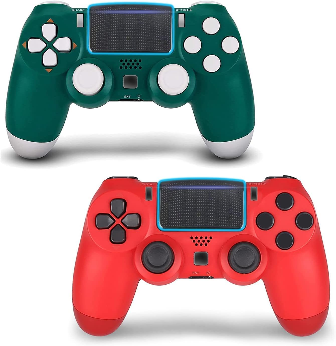 AUGEX 2 Pack Game Controllers Compatible for PS4,Wireless Controller Work with Playstation 4 Console