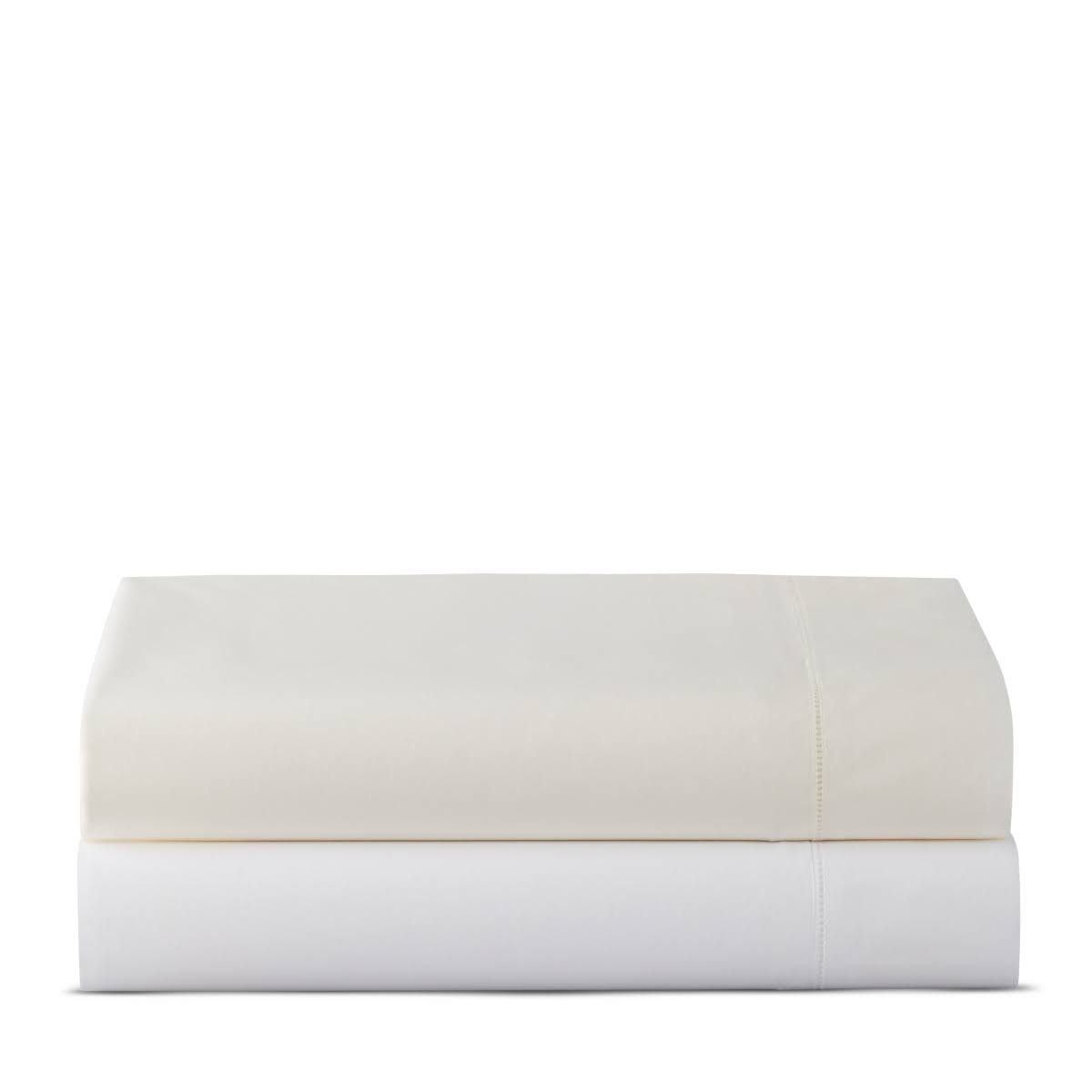 Sferra Giza 45 Percale Fitted Sheets King / Ivory