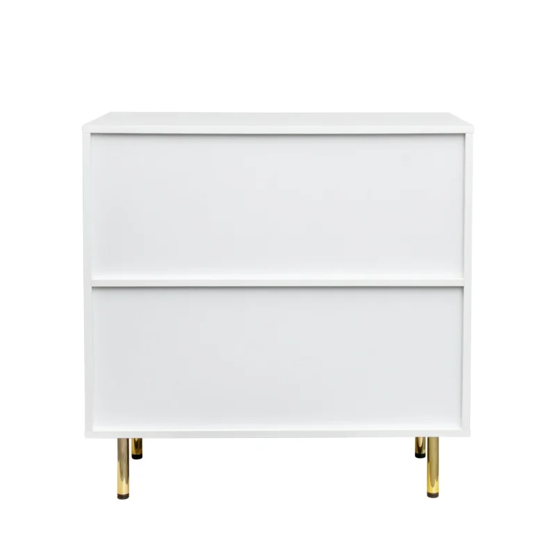 Sideboard Buffet Cabinet with Storage Modern Storage Cabinets with 2 Doors with Handle for Living Room Dining Room Entryway, White