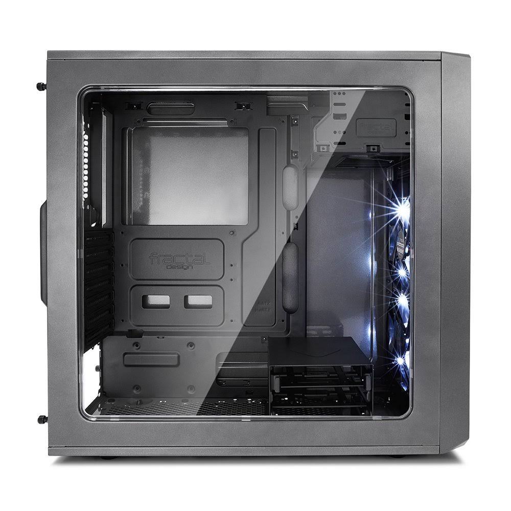 Fractal Design Focus G ATX Mid Tower Computer Case - Gunmetal Gray