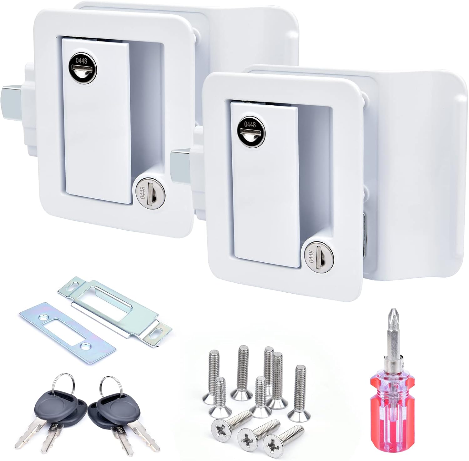 RISTOW Upgraded RV Entry Door Lock with Paddle Deadbolt