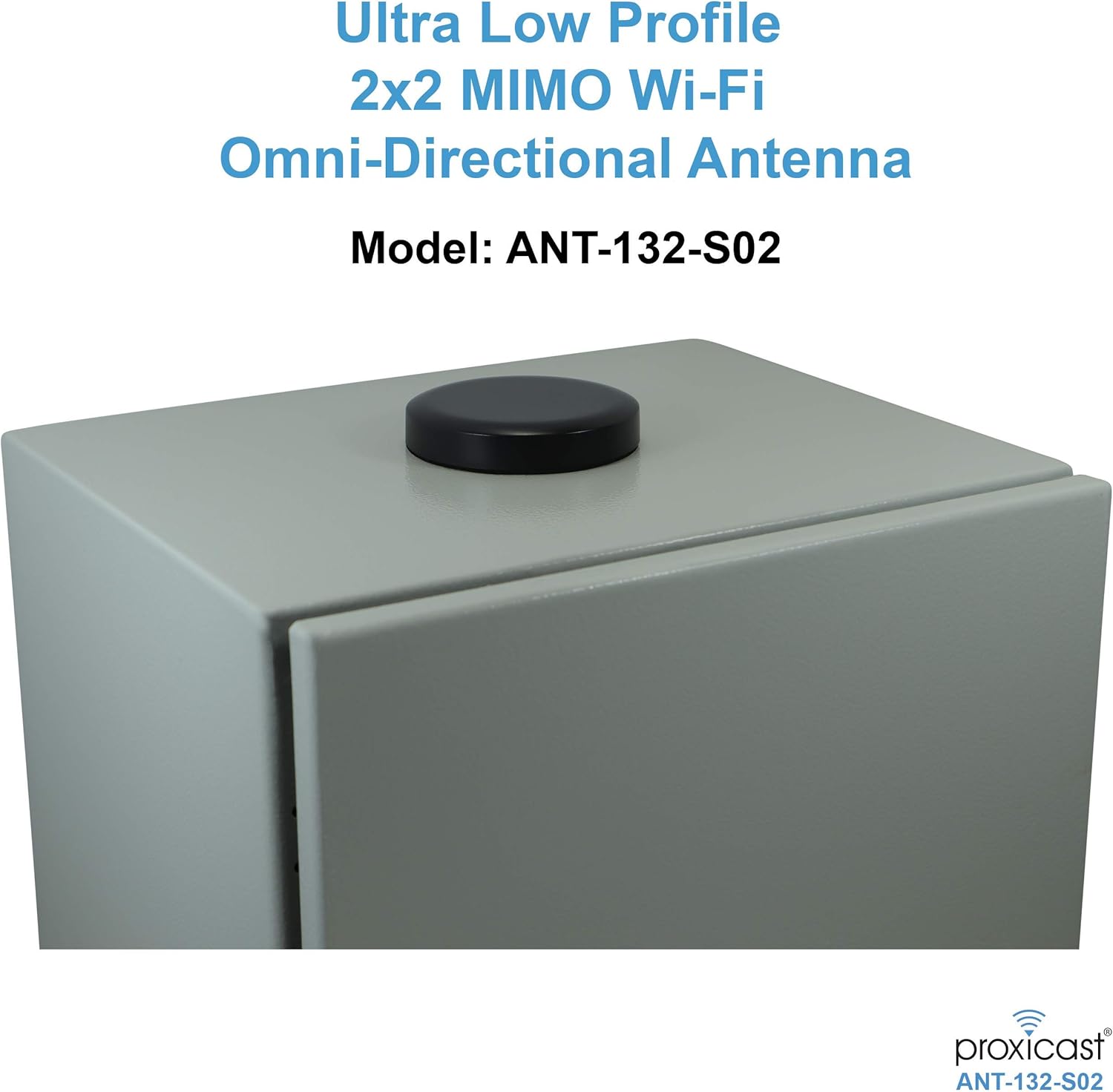 Proxicast Ultra Low Profile MIMO Dual Band WiFi Puck Antenna - 2.4/5.8 GHz 802.11 b/g/n/ac/ax - Through Hole Screw Mount