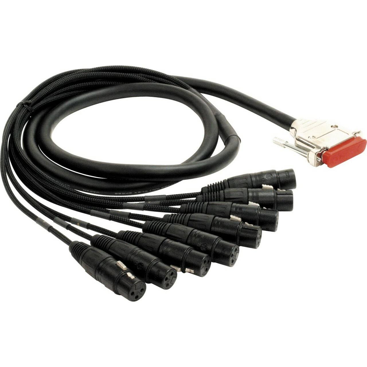 Mogami Gold 8 Channel DB25-XLR Female Snake Cable 20 ft.