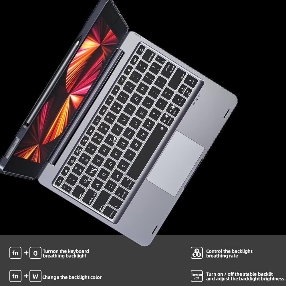 doqo Magnetic Keyboard Case for iPad Air 5th Generation(2022)/iPad Air 4th Generation(2020), iPad Pro 11 2018/2020/2021