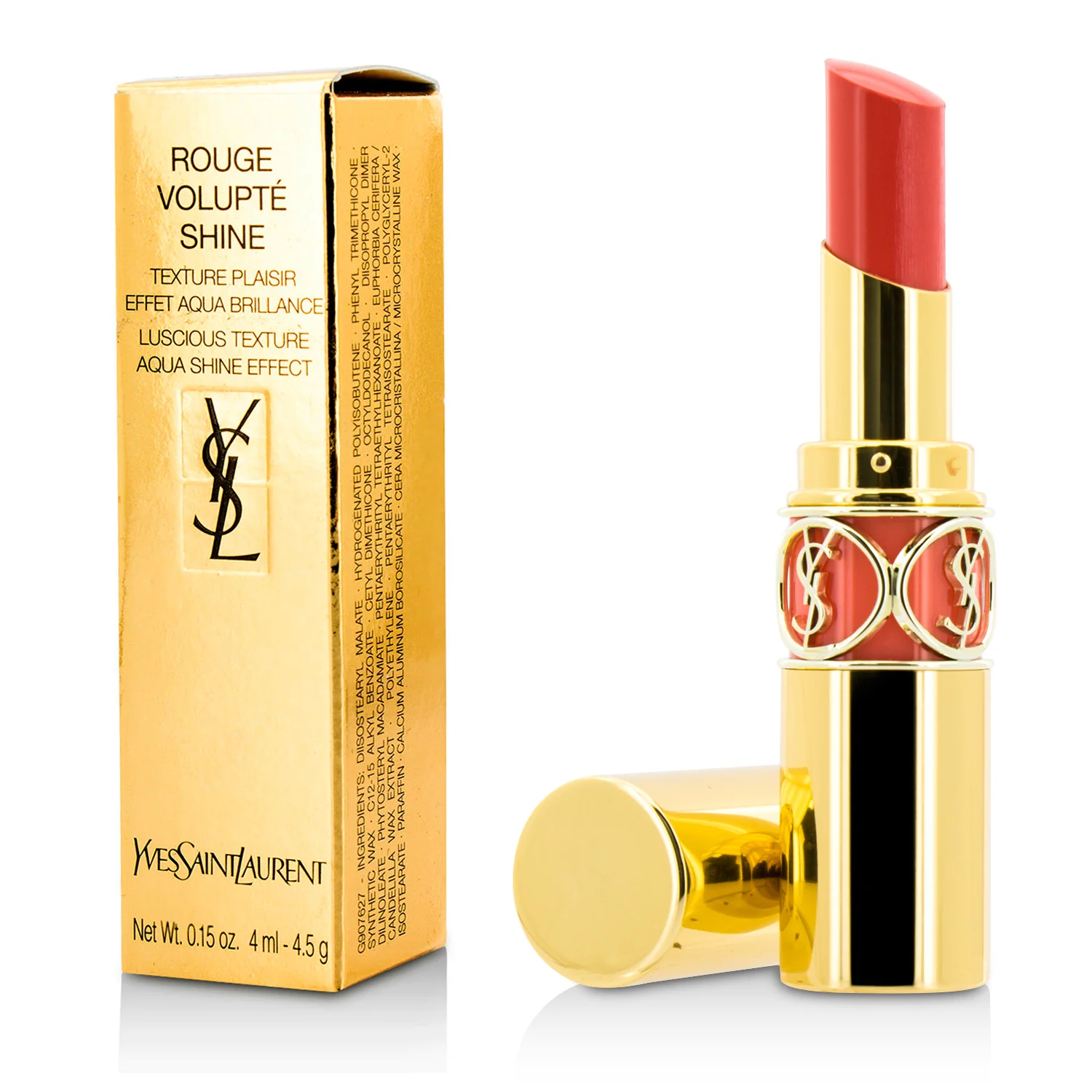 Yves Saint Laurent Rouge Volupte Shine - # 129 Carmine Retro 3.2g/0.11oz