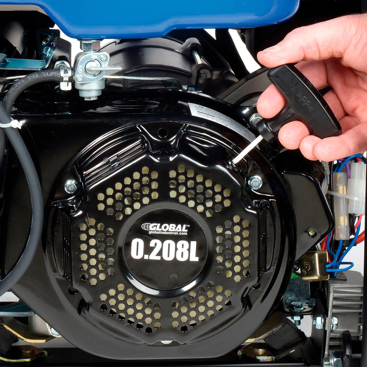 United Power Equipment 716173 3000 Rated watts Global Industrial Portable Generator with Electric & Recoil Start, Gasoline