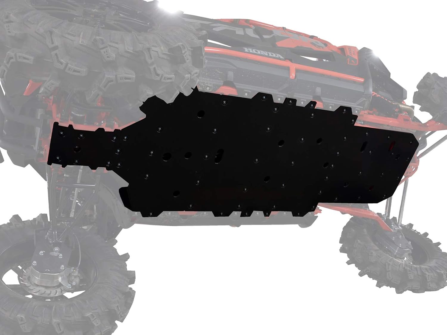 SuperATV UTV Full Skid Plate for 2020+ Honda Talon 1000X-4 | Full Front to Back Protection | 1/2” Thick Proprietary ARMW Material | Abrasion, Break