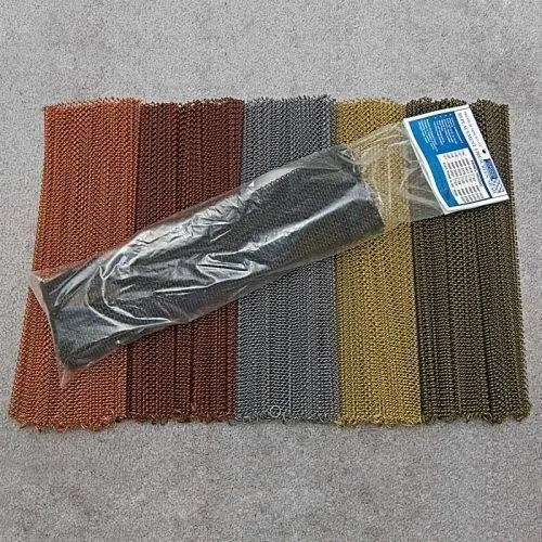 24x22 x 27x22 Standard Replacement Mesh Fireplace Screen - Satin Gold